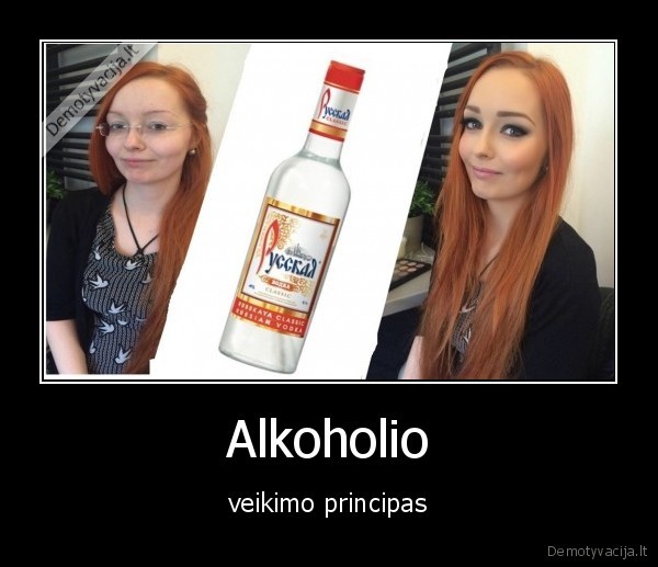 Alkoholio - veikimo principas. 